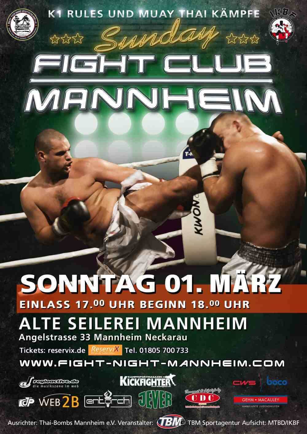 Sunday – Fight-Club Mannheim / 01. März