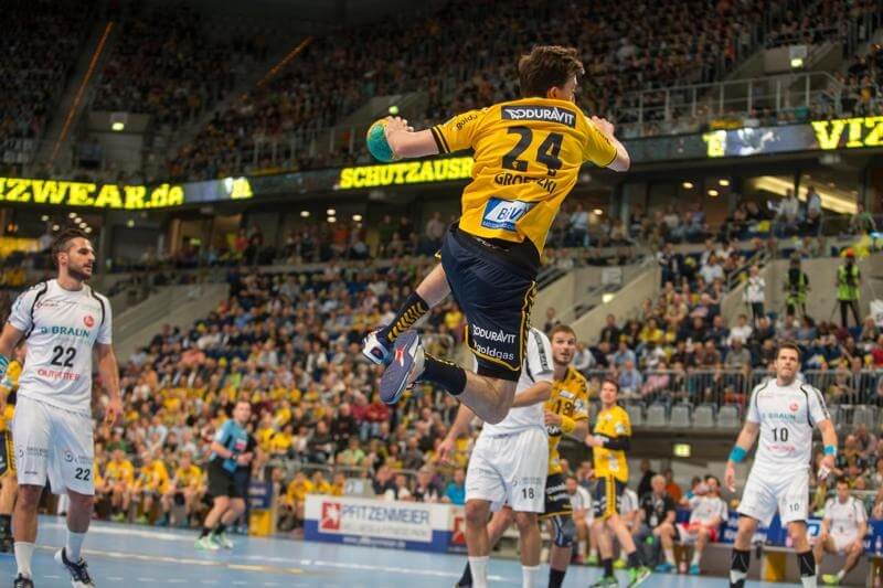 Patrick GROETZKI / RNL , Rhein-Neckar Loewen vs. MT Melsungen. AS Sportfotos