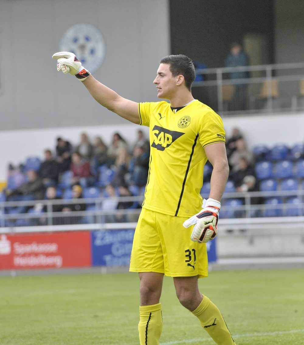 Walldorfs Keeper Rick Wulle wechselt zum Zweitligisten SV Sandhausen AS Sportfotos