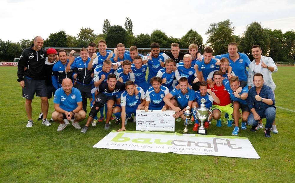 Turniersieger 'baucraft-cup' 2015 FC Astoria Walldorf U23 Bild: FC Astoria