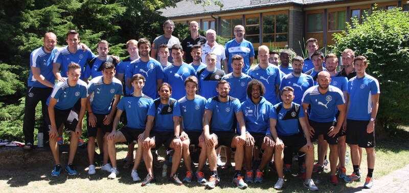Team des SC Hauenstein Im Trainingslager Sportschule Schöneck Foto: BFV