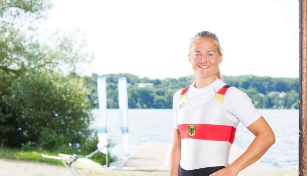 Juliane Faralisch, Junioren-Weltmeisterin 2014 im Deutschland-Achter DRV