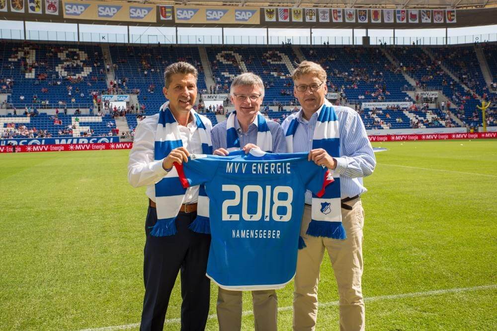 MVV Energie und TSG 1899 Hoffenheim vertiefen bewährte Partnerschaft