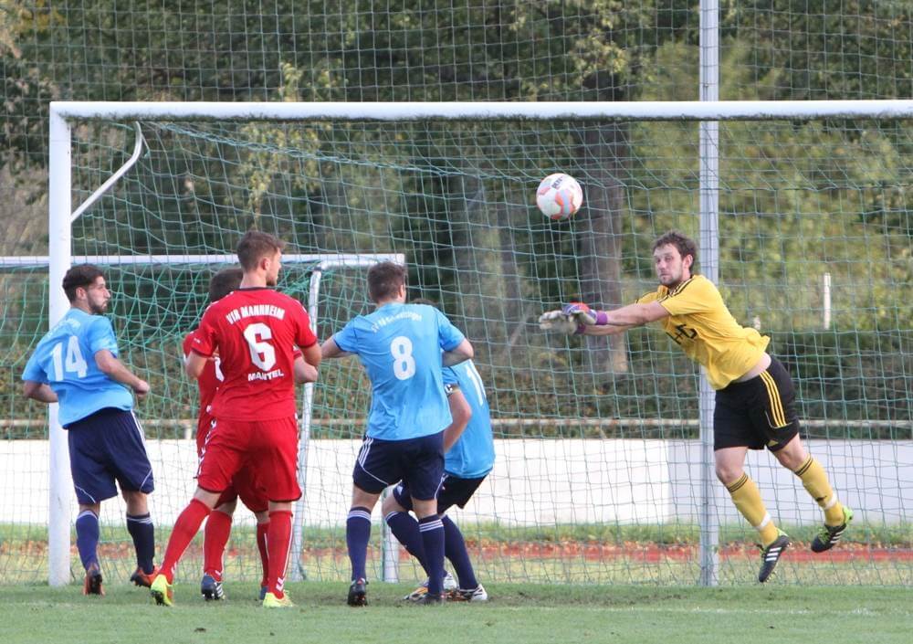SV 98 Keeper Behruz Yarahmadi hielt sein Tor. Bild: lofi