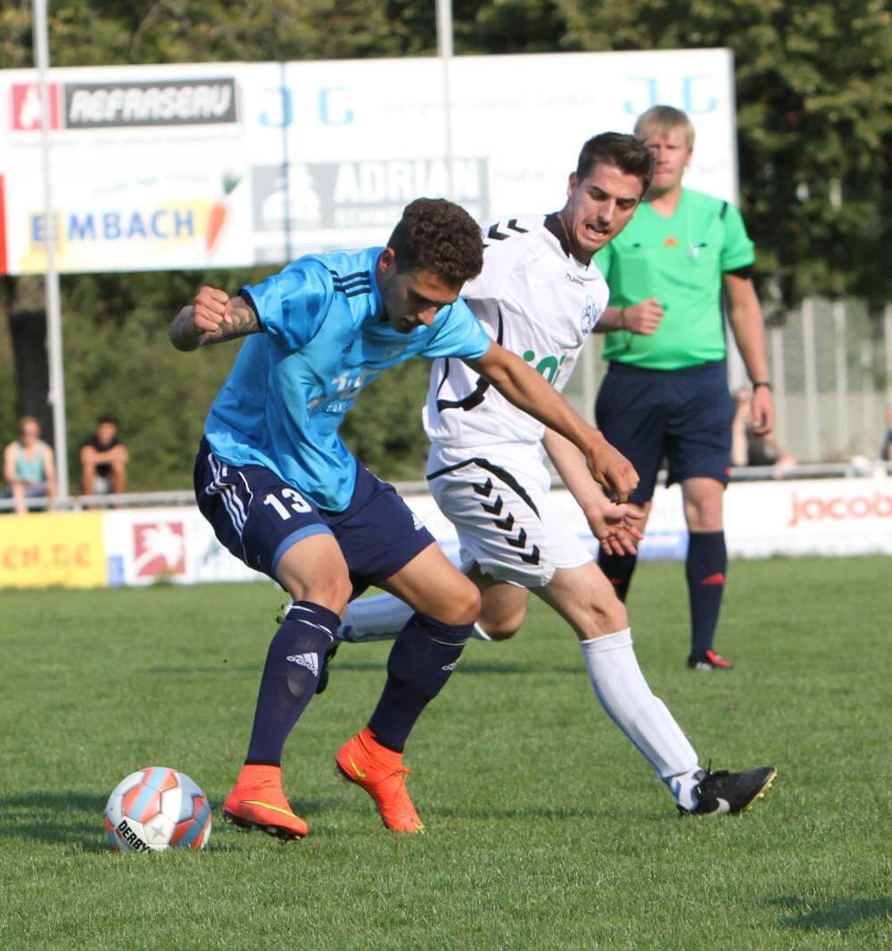 Neuzugang Fabian Feigenbutz gehörte noch zu den besten beim SV 98 Schwetzingen. Bild: lofi