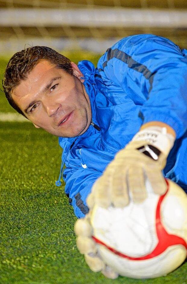 Trainer und Torwart Adnan Masic hat den FK Bosna mittlerweile verlassen. Foto: Berno Nix