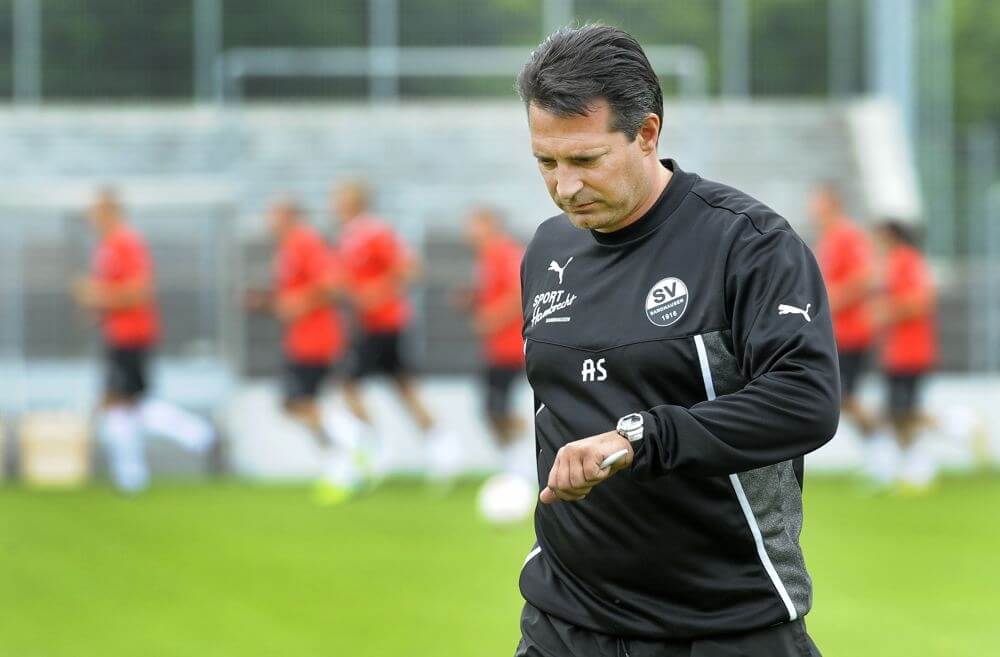 SVS-Coach Alois Schwartz. Foto: AS Sportfotos