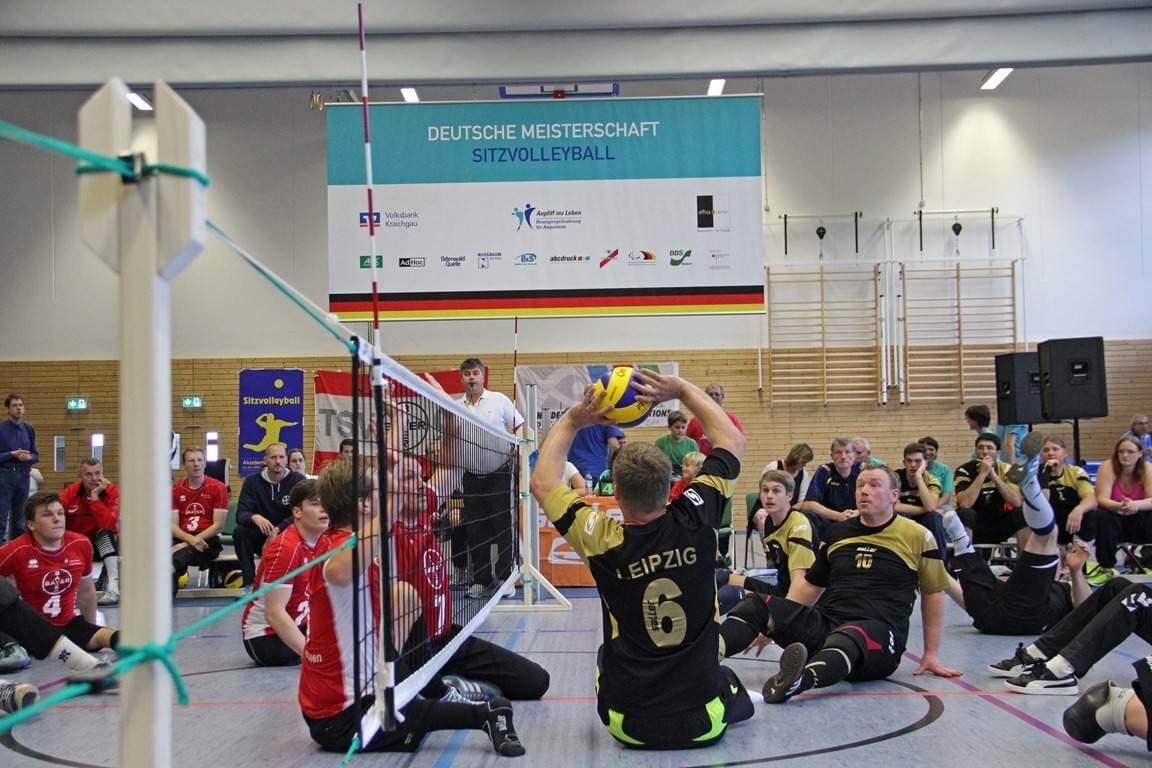 Deutsche Meisterschaft im Sitzvolleyball 2015 – Leipzig entschied Deutsche Meisterschaft im Tie-Break