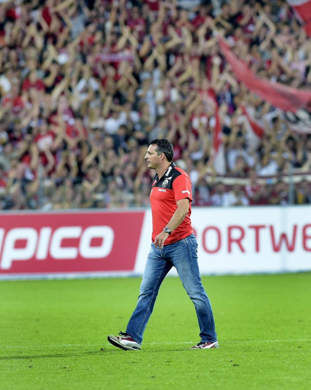 SVS-Trainer Alois Schwartz zeigt sich entschlossen. 