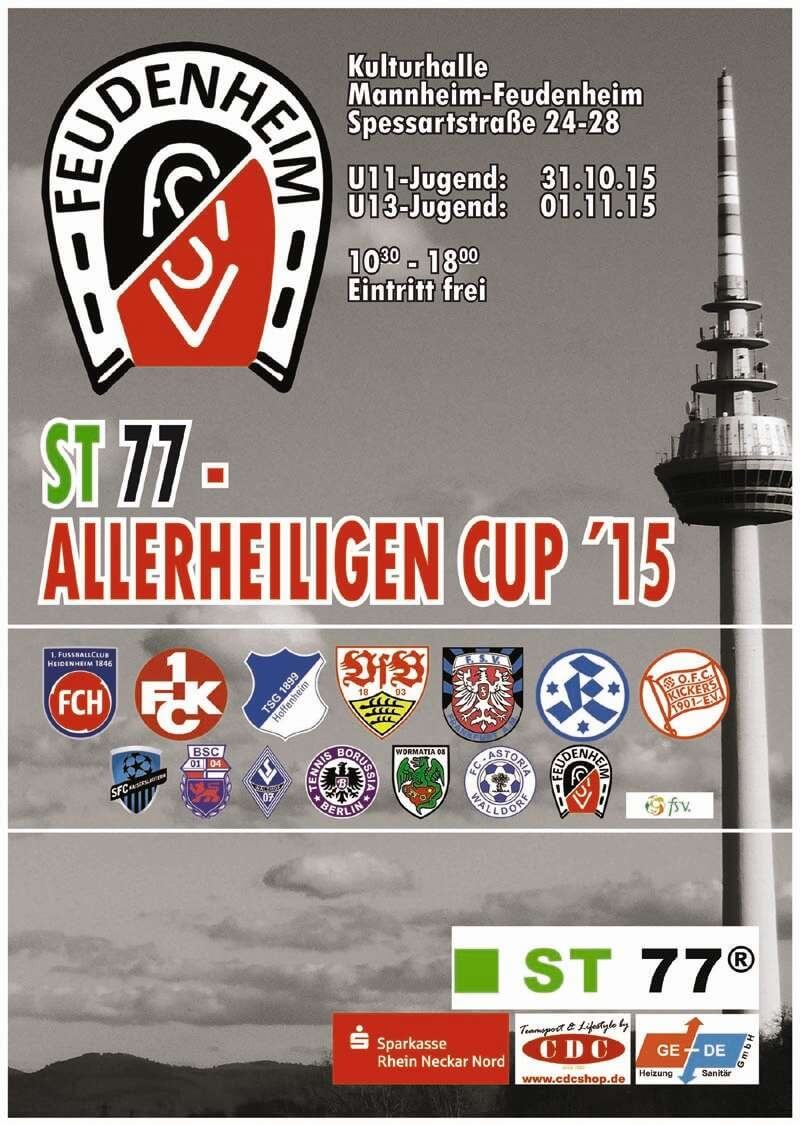 TOP-Hochkarätiges U11 und U13- Turnier in Feudenheim – 10. Auflage des ST77 Allerheiligen-Turnier steht an