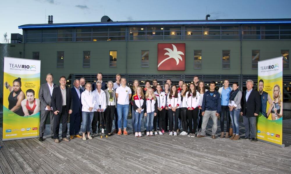 Perspektivteam 2020 der MRN öffentlich vorgestellt – Olympisches Athleten-BBQ in Schwetzingen mit 28 Nachwuchsathleten aus 11 Sportarten