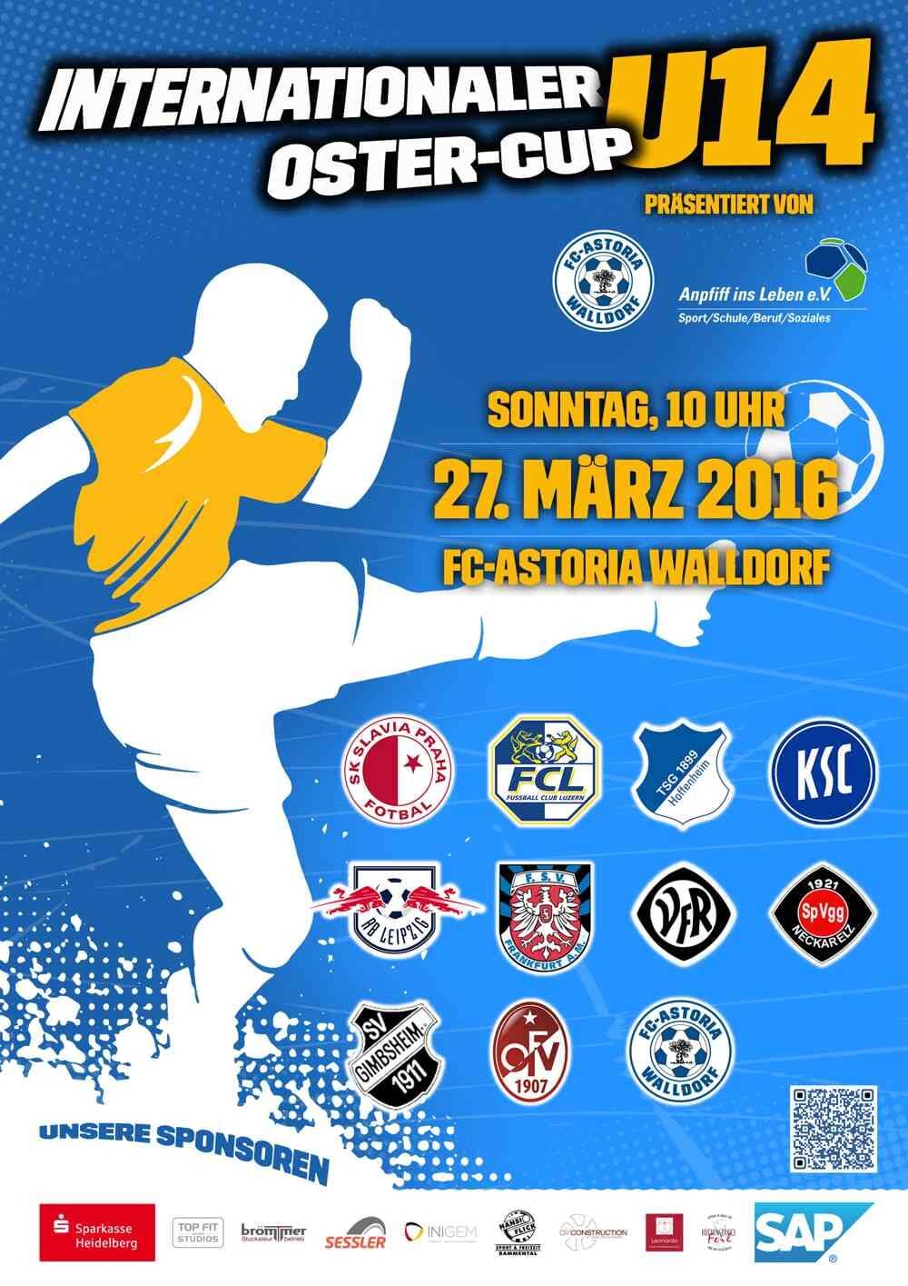 Gemeinsam Perspektiven schaffen! – Internationaler U14 Fusball Cup an Ostersonntag in Walldorf