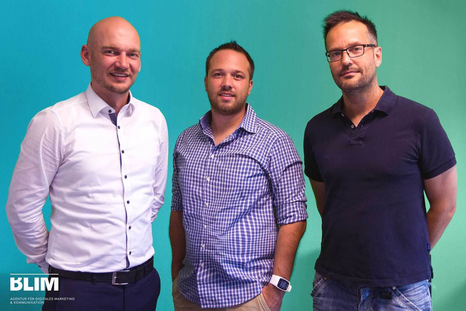 Bild: Links Markus Kompp (SVW) Mitte: Geschäftsführer Christoph Schumacher, rechts Geschäftsführer Ralph Dreibholz (beide BLIM GmbH). Foto: SVW/BLIM
