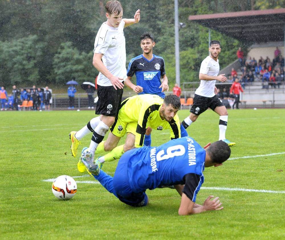 Sandhausens U23 mit 0:1 Derbyniederlage gegen Astoria Walldorf II