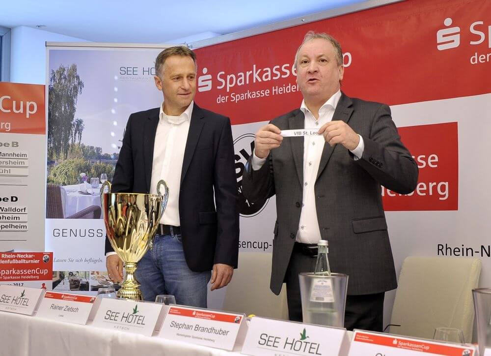 Zietsch sorgt für interessante Gruppen beim SparkassenCup 2017