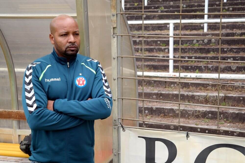 Moses Kopatz ist neuer Cheftrainer des VfR Mannheim II (Kreisliga Mannheim).   Bild: VfR