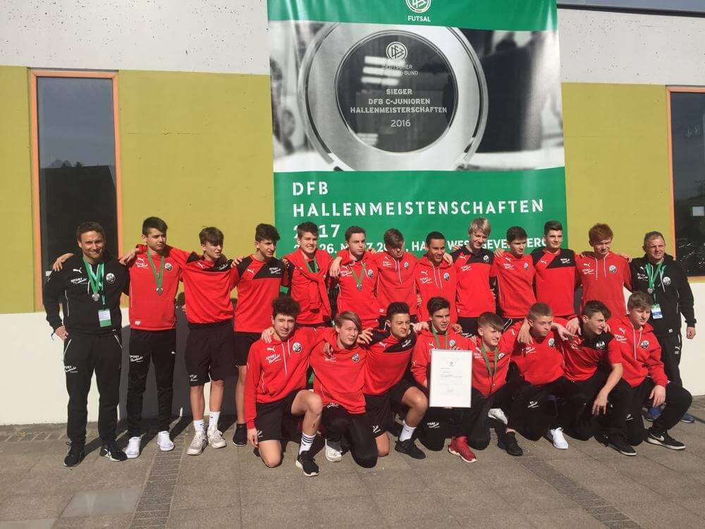 C-Junioren SV Sandhausen Deutscher Vizemeister beim DFB-Futsal-Cup