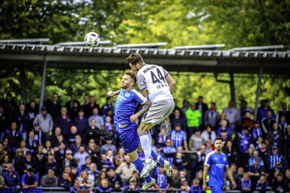 SV Waldhof schafft mit glücklichem 1:2 Pokal-Sieg vor 2.100 Zuschauern bei Fortuna Heddesheim den Einzug ins Viertelfinale