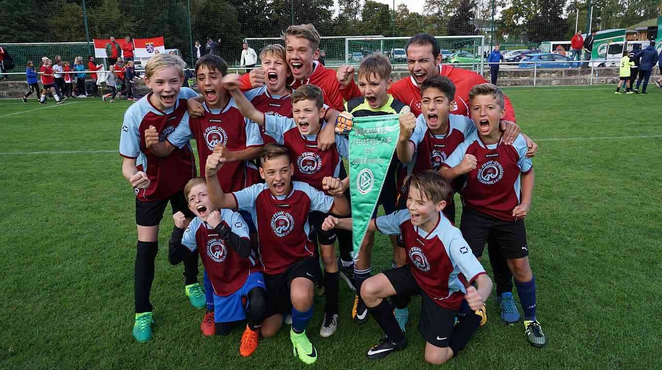 Schüler des Ludwig-Frank Gymnasiums schaffen die Sensation und gewinnen den DFB Schulcup 2017