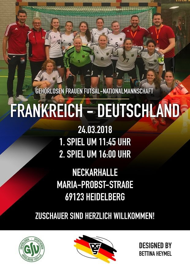 Badischer Schiri pfeift Freundschaftsspiele der Deutschen Gehörlosen Frauen Futsal-Nationalmannschaft