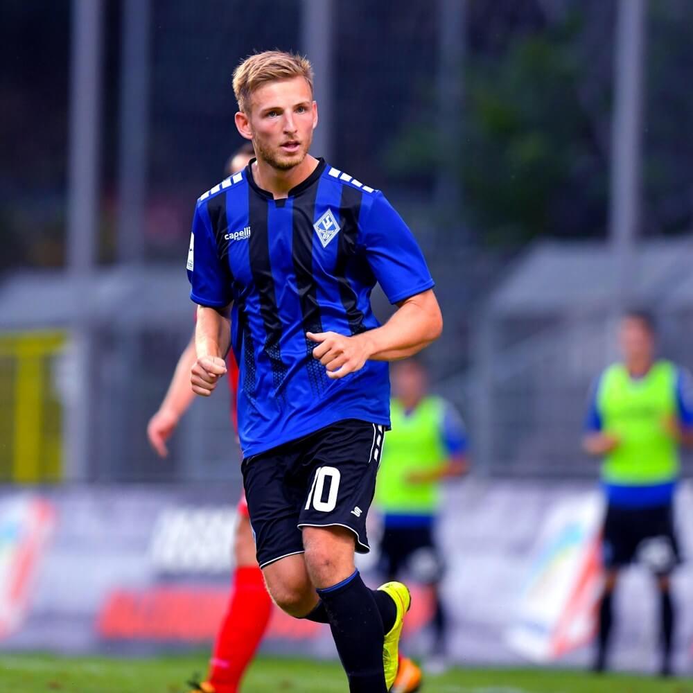 Timo Kern erzielte den 0:1 Führungstreffer. Bild: AS Sportfotos