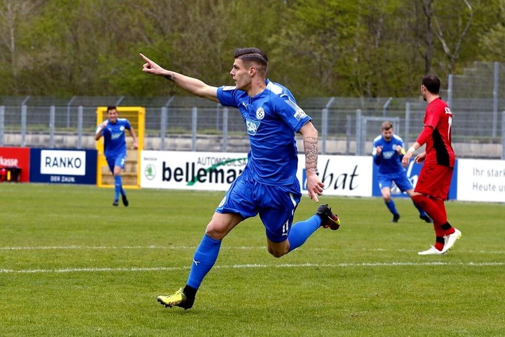 Astoria Walldorf mit spektakulärem Unentschieden gegen den SC Freiburg II