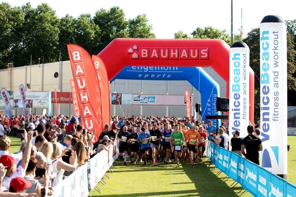 Startzeit beim BAUHAUS Firmenlauf Mannheim am Donnerstag auf 20 Uhr verschoben