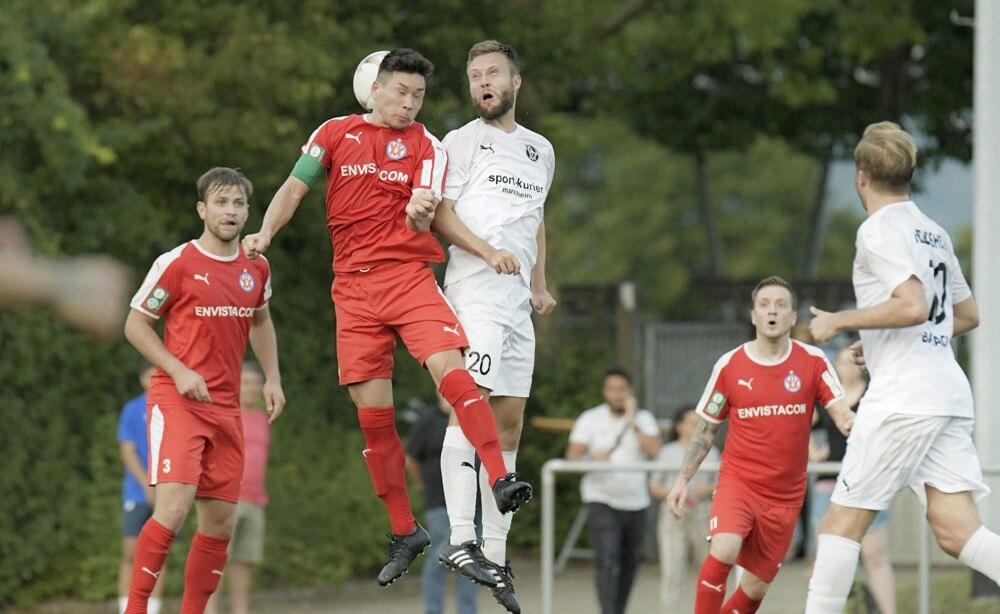VfR Mannheim im Pokalviertelfinale ++ 0:1-Sieg in Heddesheim