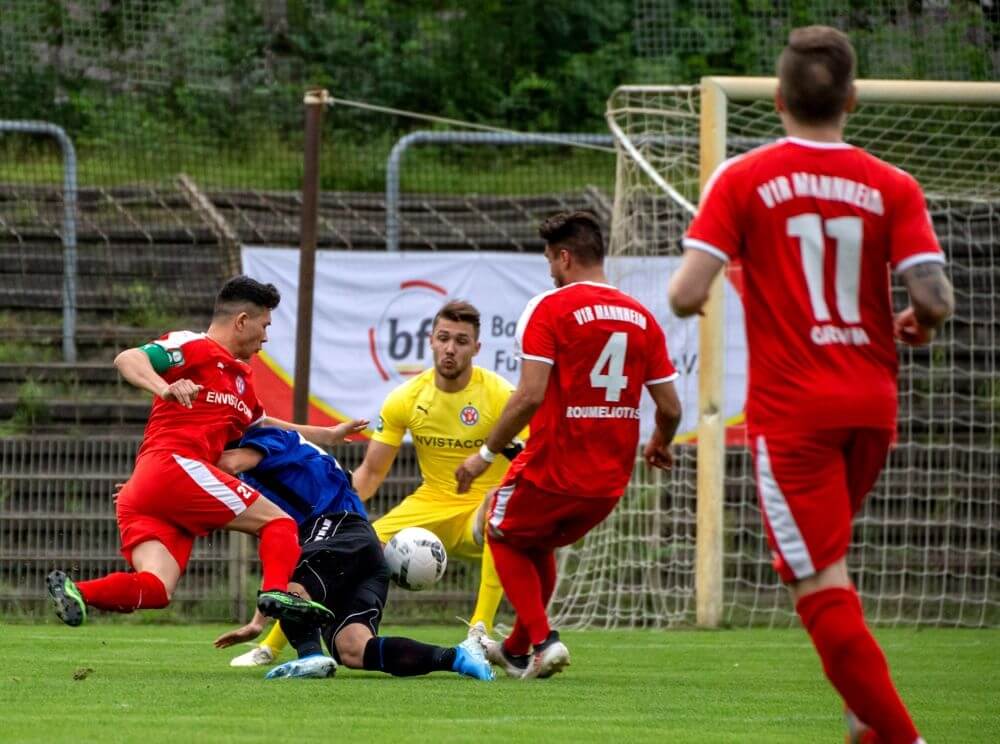 VfR mit schmeichelhaftem Auftaktsieg beim Aufsteiger SV Waldhof Mannheim II
