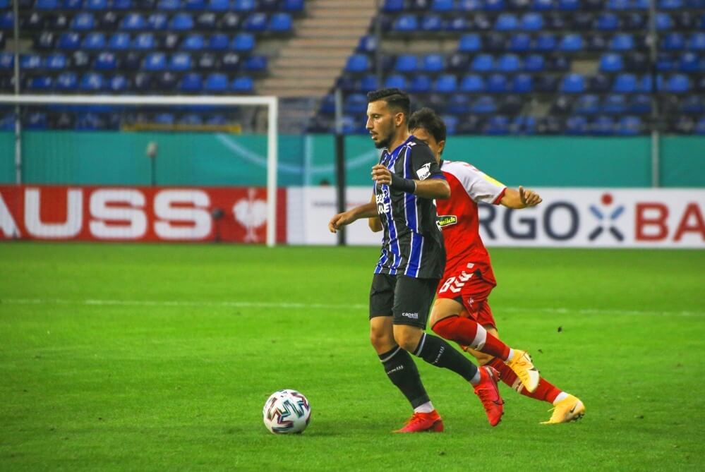 Arianit Ferati brachte den SV Waldhof in Führung (Archivbild)  Bild: Alfio Marino