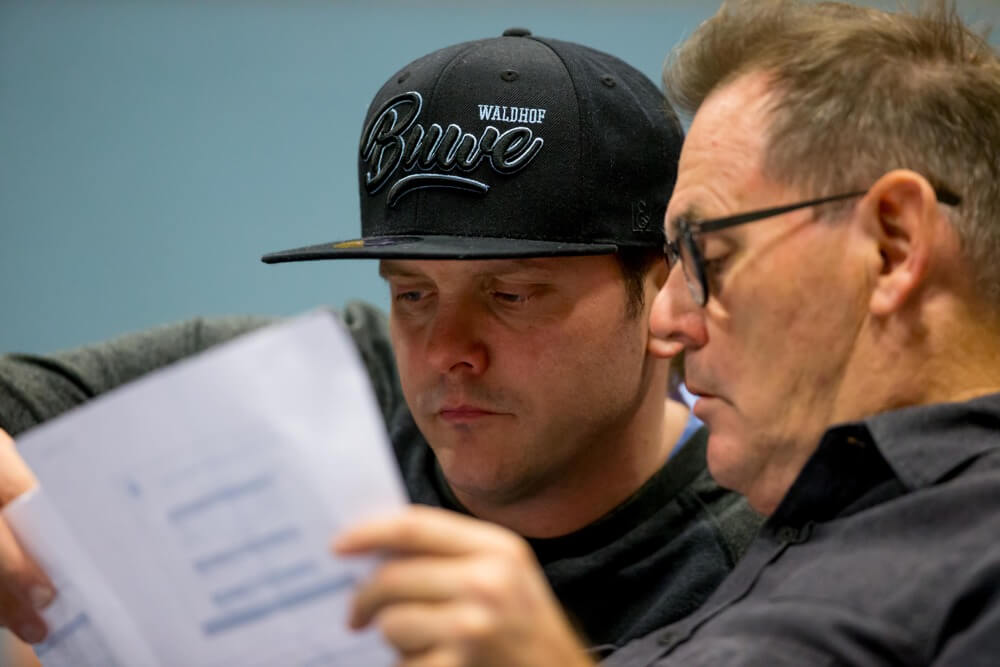 Links Christian Beetz, rechts Bernd Beetz.  AS Sportfoto