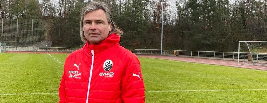 Matthias Lust bei einer seiner ersten Einheiten als neuer Co-Trainer des SV Sandhausen. Bild: SV Sandhausen