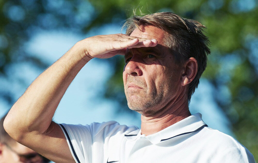 SCK-Coach Uwe Bertsch kann auch nicht in Zukunft blicken. Kann 20/21 nochmal gespielt werden oder wird die Saison annulliert? Bild: Berno Nix