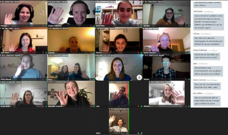 Experten-Talk mit Katrin Rafalski. Foto/Grafik: Badischer Fussballverband.