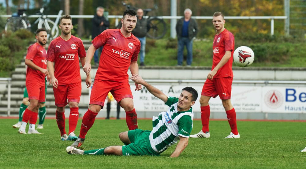 Spielszene TSV Amicitia Viernheim- RW Rheinau/Saison 2020/2021. Bild: Berno Nix