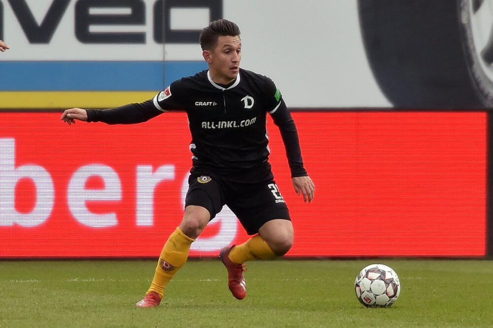 Baris Atik hier noch im Trikot von Dynamo Dresden Bild: Siegfried Lörz Kraichgaufoto