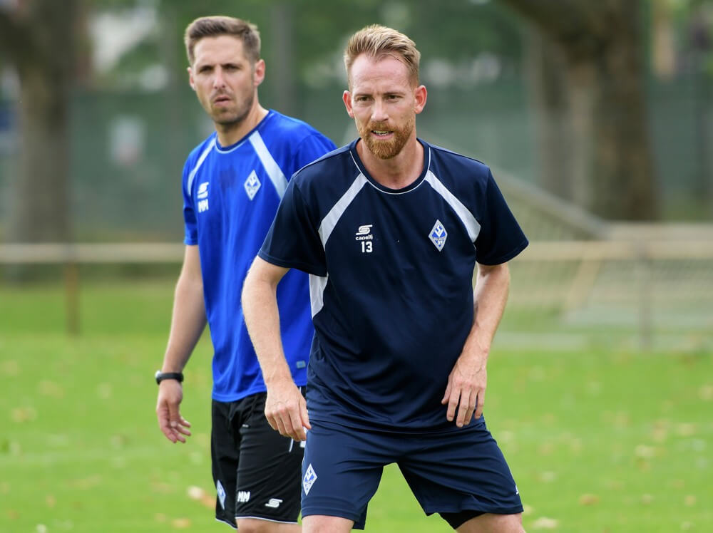 Marc Schnatterer (Vordergrund) soll die Führungsrolle im Team des SVW übernehmen. AS Sportfoto