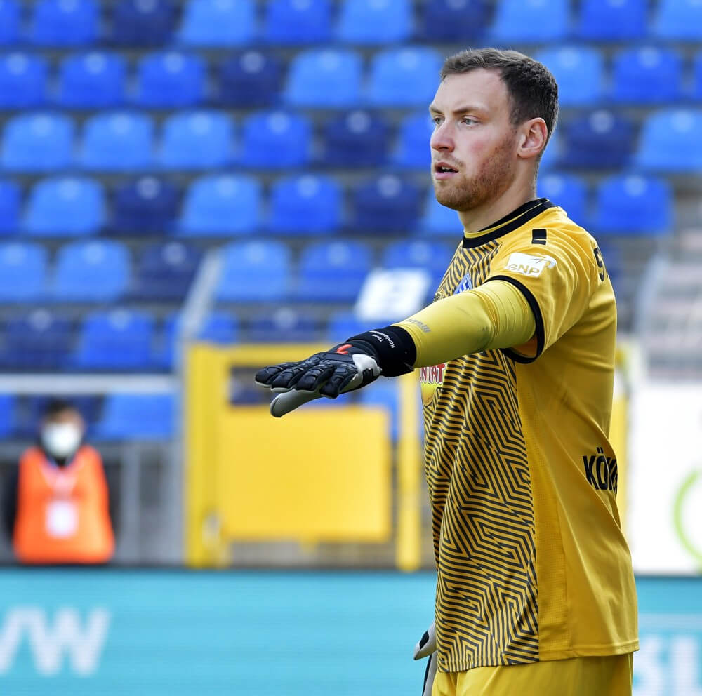 Timo Königsmann hielt den Sieg in Köln mit einigen Glanzparaden fest. AS Sportfoto