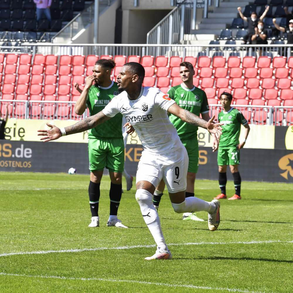 Zweiter Saisonsieg: SV Sandhausen gewinnt 2:1 bei Hannover 96