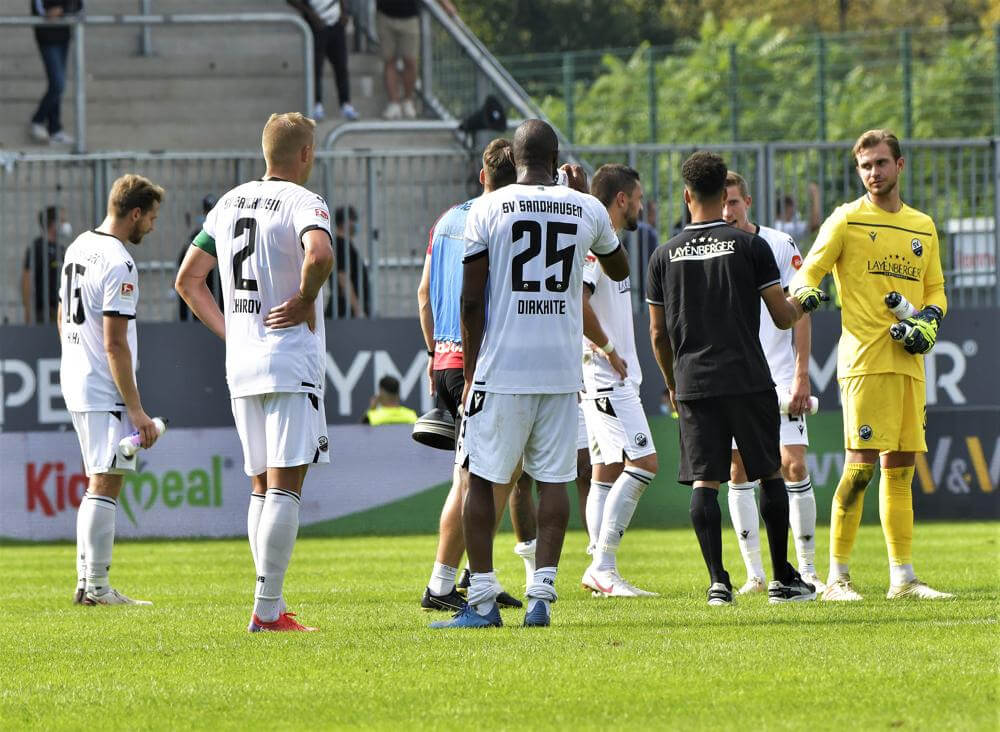 Deutliche 1:6 Niederlage des SV Sandhausen gegen den SV Darmstadt 98