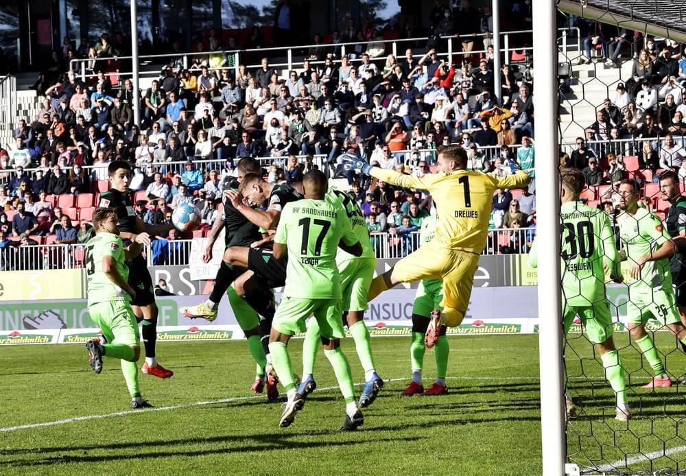 SV Sandhausen muss bei Liga-Krösus Werder Bremen bestehen