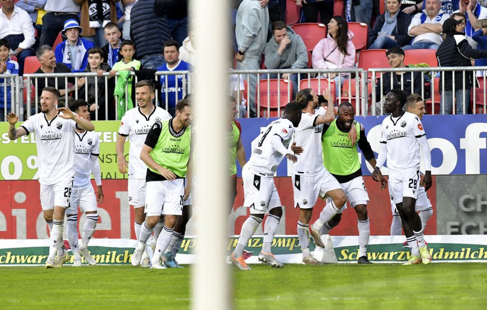SV Sandhausen erringt 100. Zweitliga-Sieg ++ 2:0 gegen Kiel
