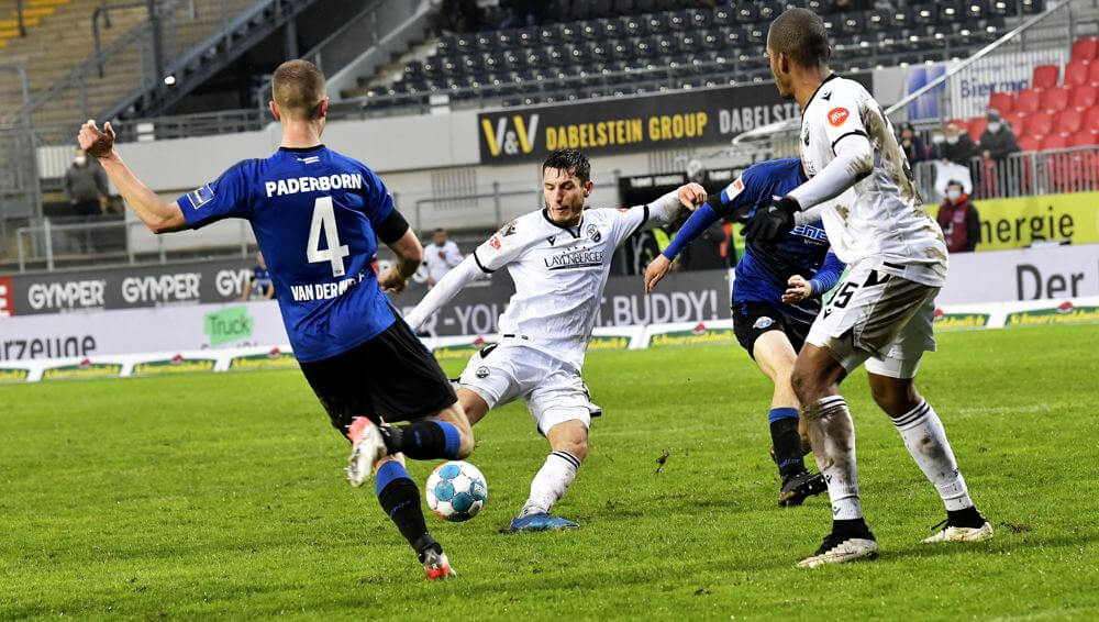 SV Sandhausen unterliegt im letzten Auswärtsspiel in Paderborn mit 0:2