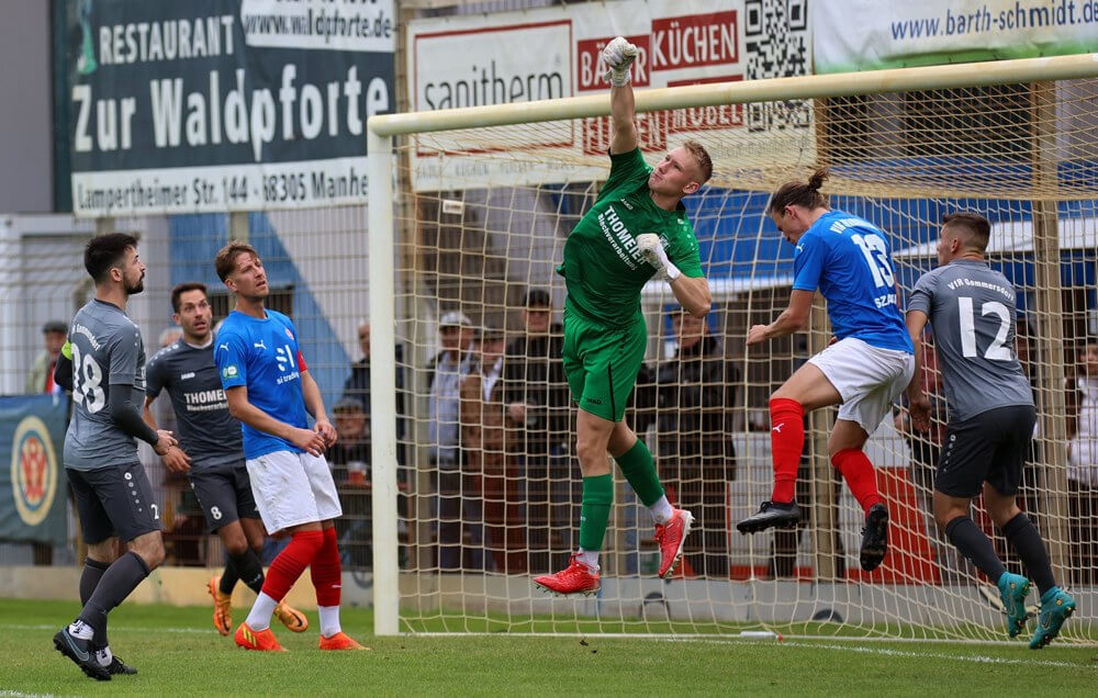 Sieg und Chancenwucher – VfR Mannheim setzt sich gegen den VfR Gommersdorf mit 1:0 durch