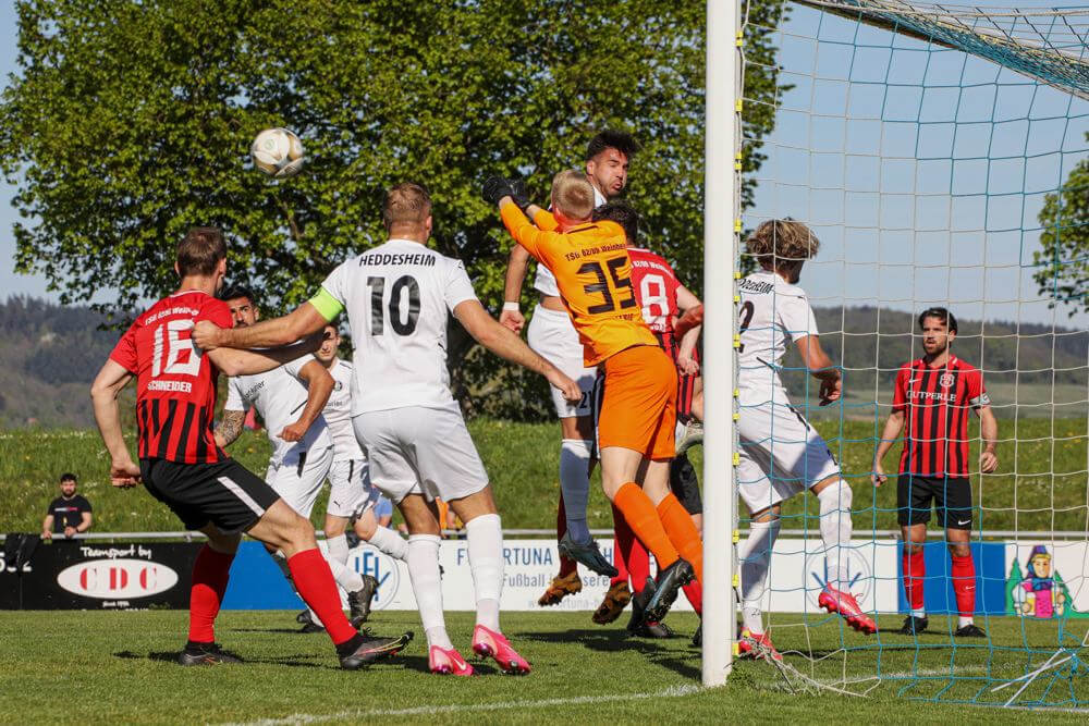 Fortuna Heddesheim im Derby bei abstiegsbedrohter TSG 62/09 Weinheim gefordert