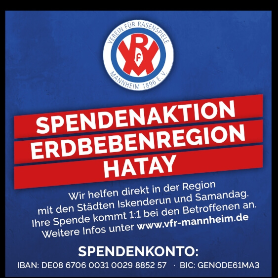 SV Waldhof Mannheim beim Benefizspiel zu Gast beim VfR Mannheim