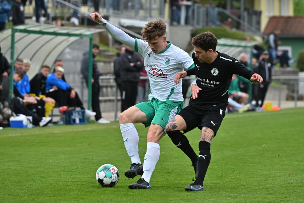 „Da war mehr drin“ ++ Fortuna Heddesheim mit 2:2 (0:1) bei Aufstiegsaspirant FC Zuzenhausen