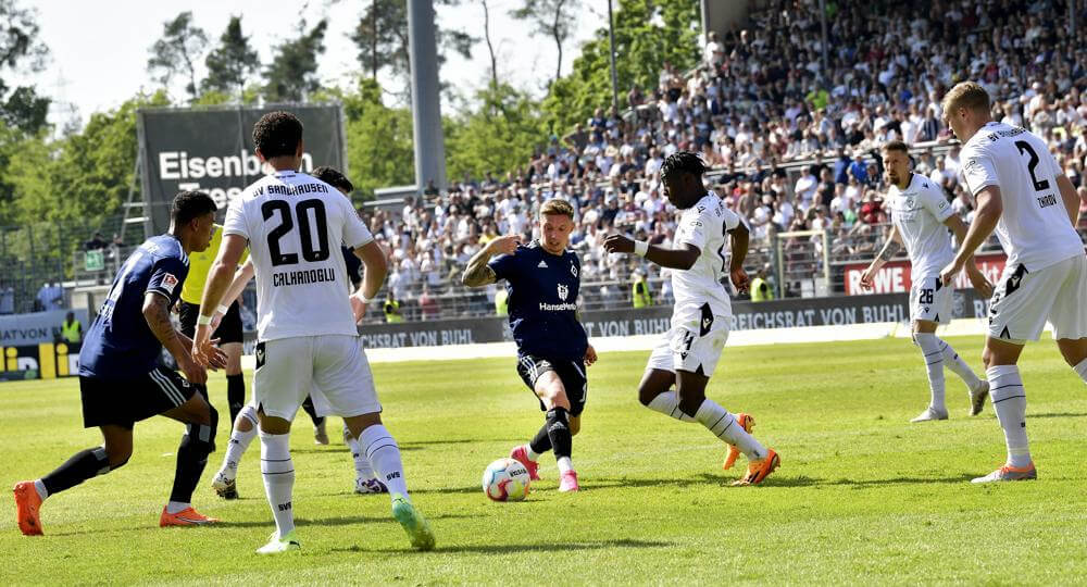 SV Sandhausen unterliegt am letzten Spieltag dem Hamburger SV 0:1 (0:1)