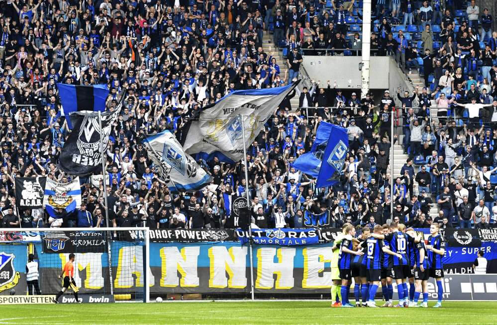 Der SV Waldhof bezwingt den MSV Duisburg 3:1 (2:0)