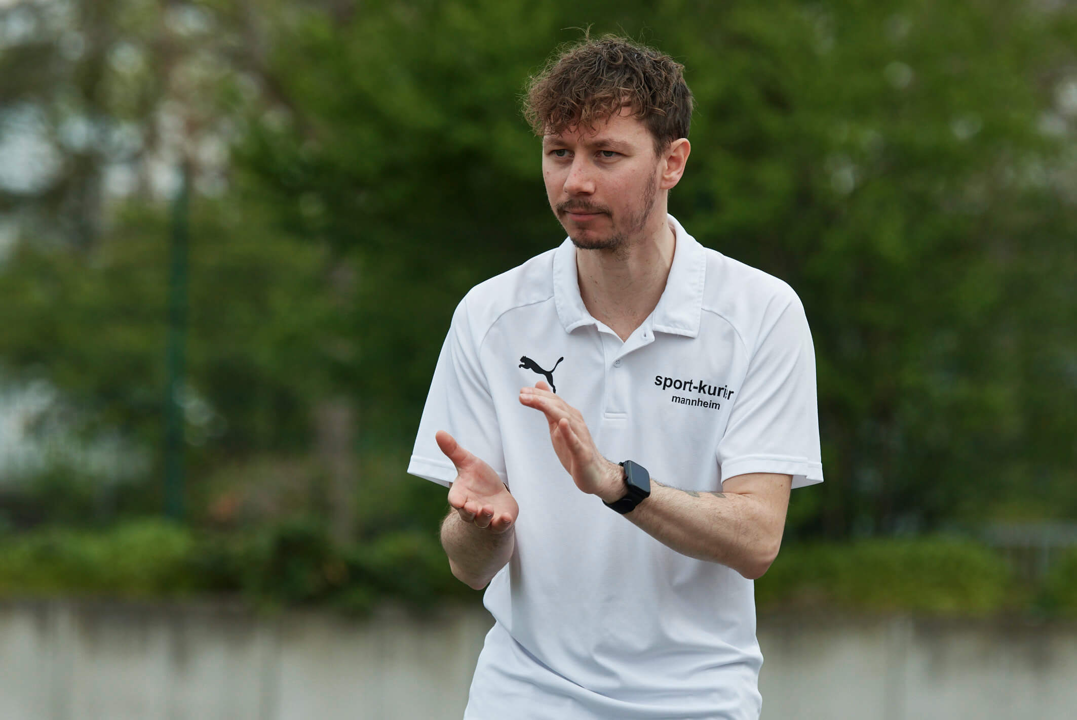 Fortuna II-Coach Tobias Maier wurde seiner Aufgaben entbunden.  Bild: Berno Nix